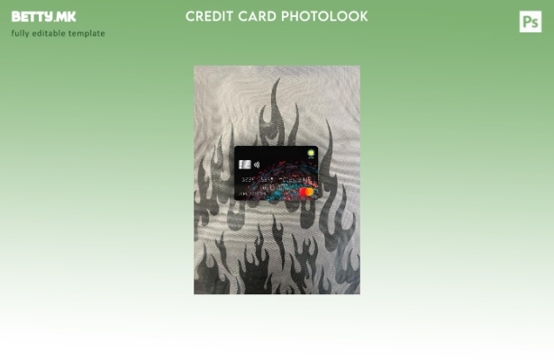 модерен стил USA MOVO банка мастеркард photolook преден шаблон